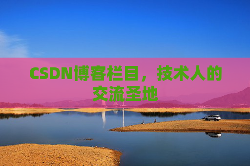 CSDN博客栏目，技术人的交流圣地